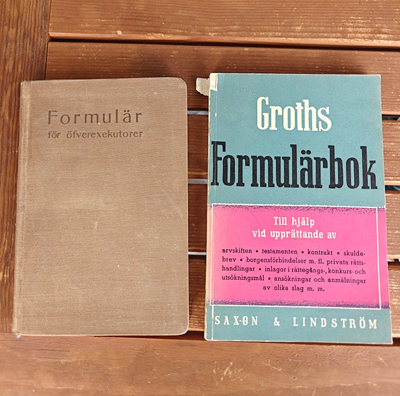 📚 2 Vanhaa kirjaa 1911 ja 1951 📚 Saxon Lindström testamentti laki juristi