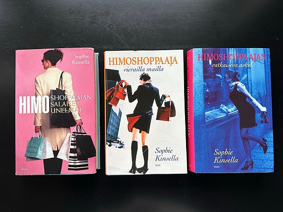 Sophie Kinsella Himoshoppaaja -kirjasarja, 3 kpl