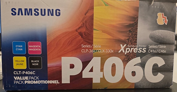 Samsung CLT-406C värikasetteja