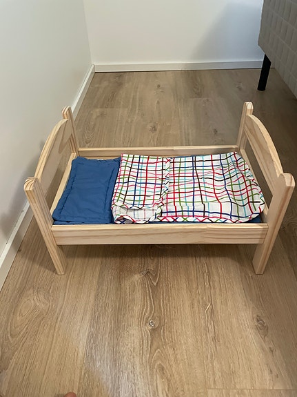 IKEA Duktig nukkesänky puinen