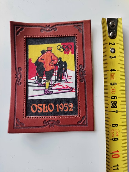 Oslo 1952 olympialaiset kangasmerkki