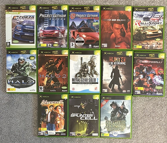 Xbox pelejä (Classic / 2001)