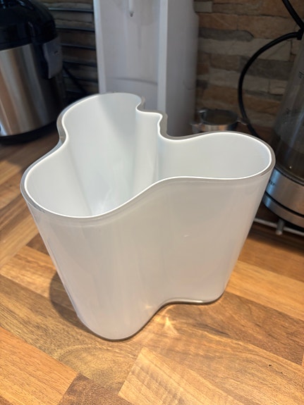Iittala Aalto maljakko valkoinen 160 mm