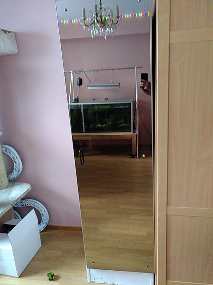Vaatekaappi peiliovella