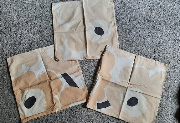 Marimekko unikko tyynyliinat