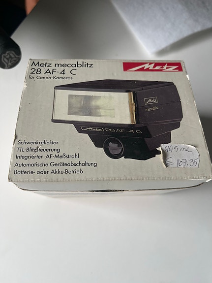 Metz Mecablitz 28 AF-4 C salama Canon-kameroille