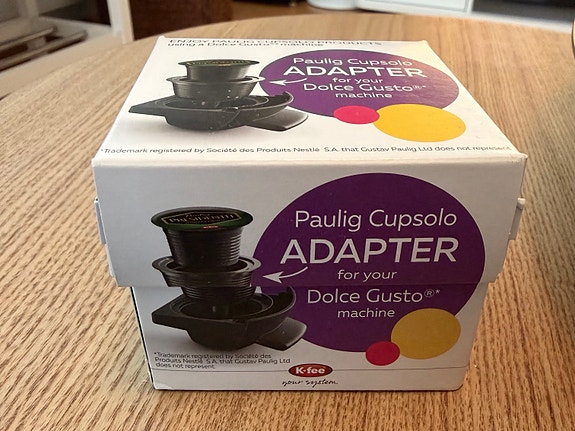 Paulig Cupsolo adapteri Dolce Gusto -kahvikoneeseen