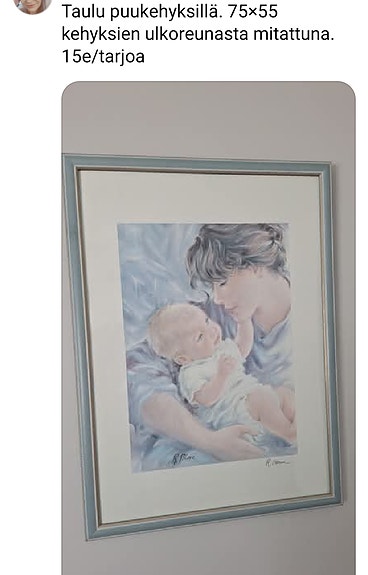 Taulu äiti ja lapsi