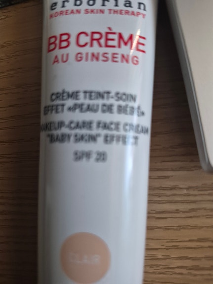 Erborian BB Crème au Ginseng BB-voide SPF 20 clair