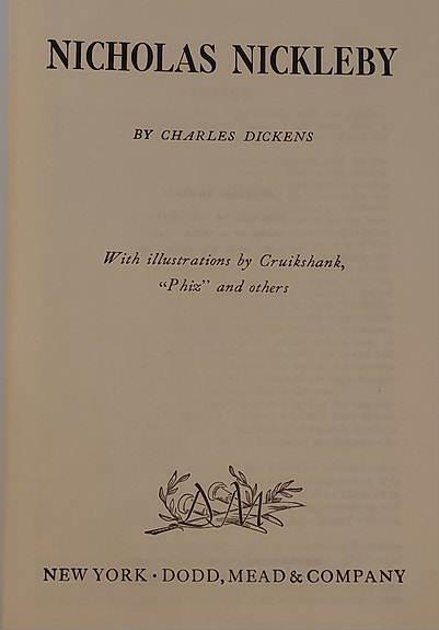 Charles Dickens: Nicholas Nickleby (english)