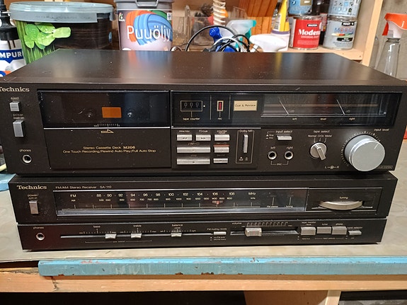Technics erillissarja + OR 320 kaiuttimet