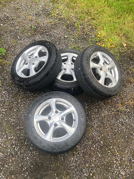 Mopoauton vanteet kesärenkailla.