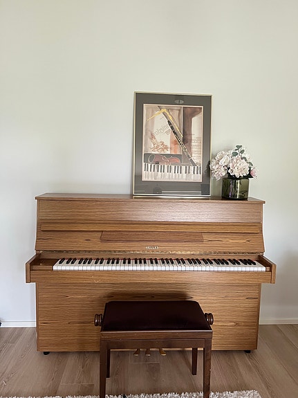 Piano ja säädettävä penkki
