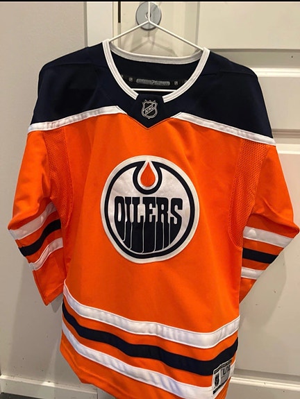 NHL Edmonton Oilers jääkiekko pelipaita L/XL oranssi