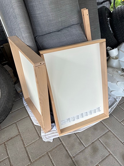 IKEA SNIGLAR hoitopöytä puu/valkoinen