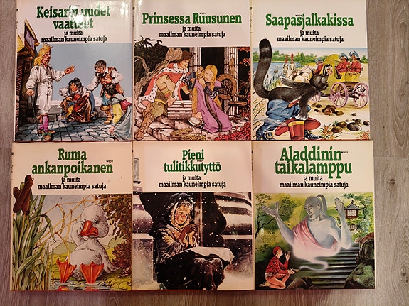 Suuri satukirjasto 1–6 (WSOY) – upeat klassikkosadut kovakantisina