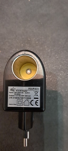 H2O PSUP.SCS virtalähde 12V 500mA