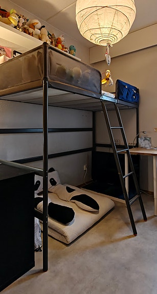 IKEA TUFFING lasten parvisänky 90x200 cm