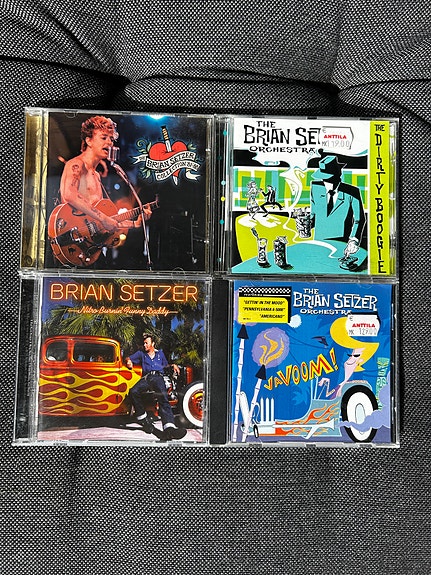 Brian Setzer CD-levyt 4 kpl