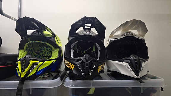 Airoh twist motocross-kypärät, xs ja xxl