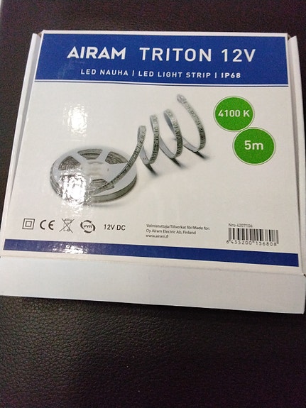 Airam Triton 12V LED-nauha 5 m 4100K IP68