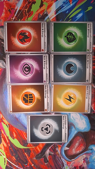 Pokemon Holo Energia-kortit
