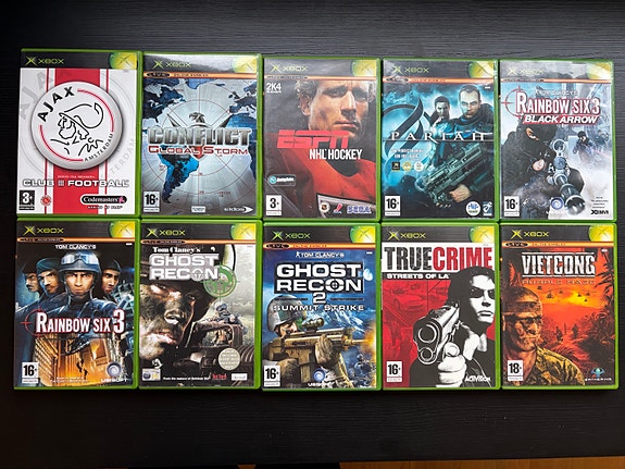 Xbox-pelejä (10 kpl)