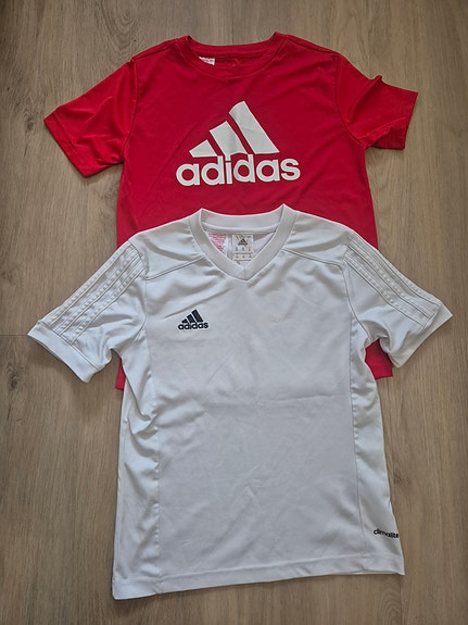 Adidas tekniset t-paidat koko 140 cm