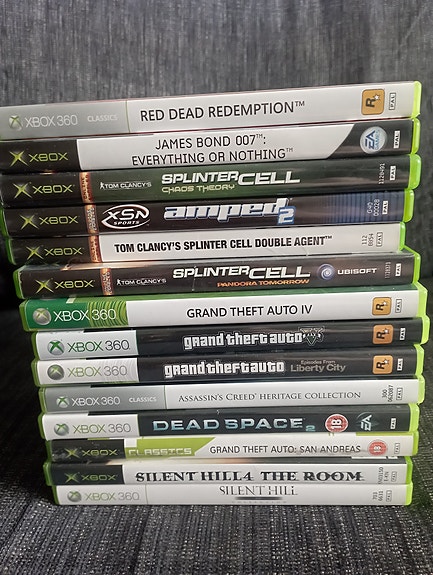 Myydään xbox pelejä