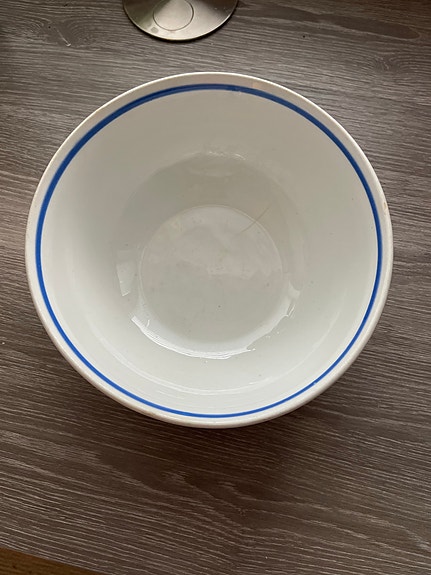 Arabia kulho sininen raita