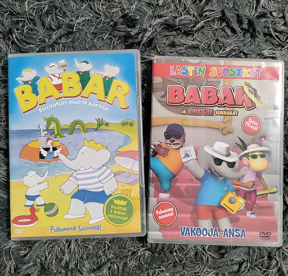 Babar DVD-levyjä 2kpl