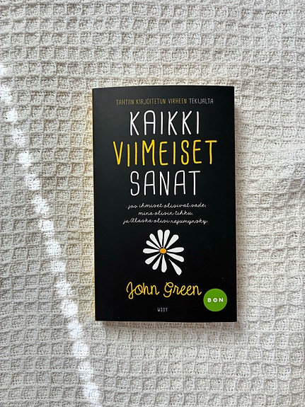 John Green Kaikki viimeiset sanat pokkari