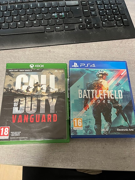 PS4 Battlefield 4 ja Xbox Call of Duty Vanguard