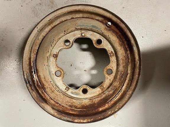 Vw kleinbuss type2, vanne 3,5x16"
