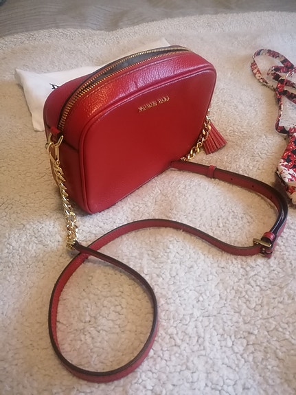 Trendivärinen Michael Kors M koon Jetset kameralaukku nahkaa, uusi