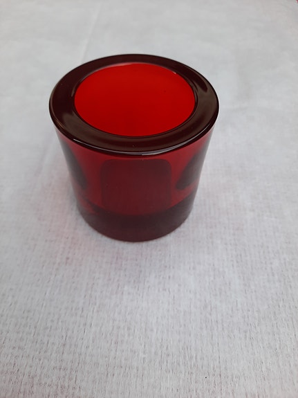 Iittala Kivi tuikku punainen