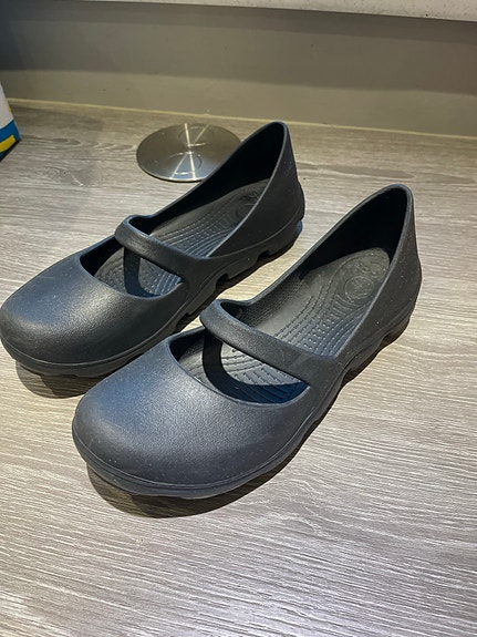 Crocs ballerinat, koko 36-37, musta