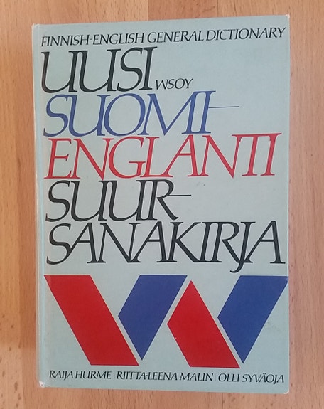 UUSI SUOMI-ENGLANTI SUURSANAKIRJA WSOY