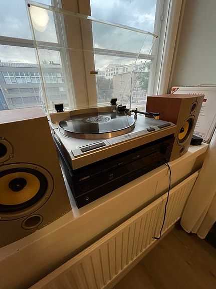 Vintage hifisetti – Pioneer levari + Yamaha vahvistin + Wharfedale Diamond 8.1