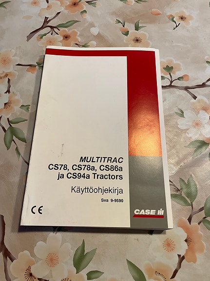 Case IH Multitrac CS78 CS78a CS86 CS94a traktorit käyttöohjekirja