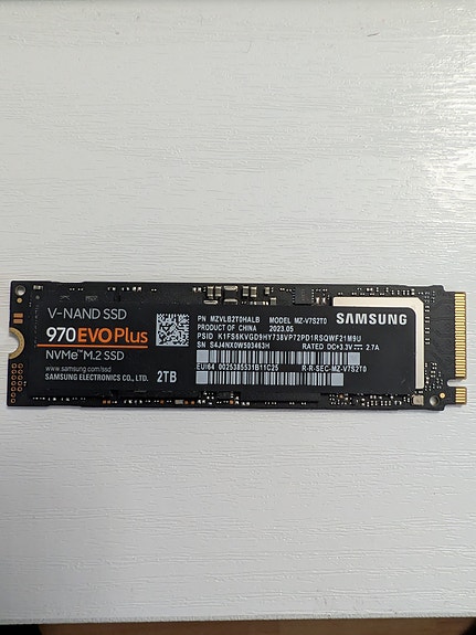 Samsung 970 EVO Plus 2TB NVMe M.2 SSD