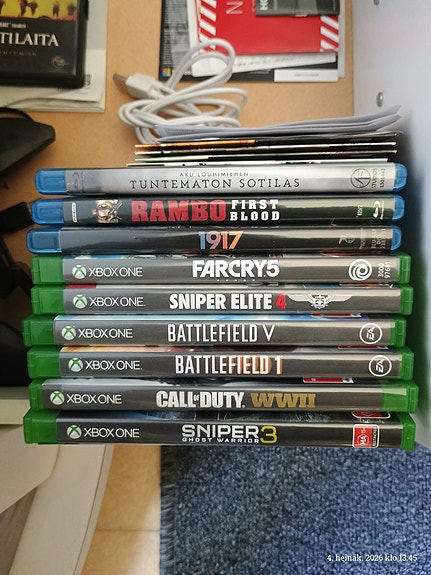 Xbox one pelejä.