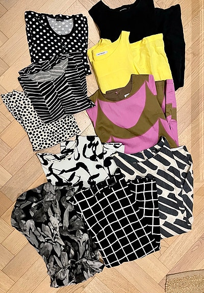 Marimekko 10 vaatteen setti S, edullisesti!