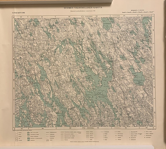 Suomen taloudellinen kartta 1941