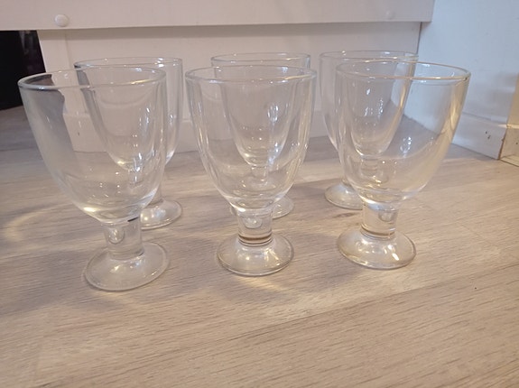 Iittala Kerttu Nurminen Verna juomalasit, kirkas lasi 6kpl