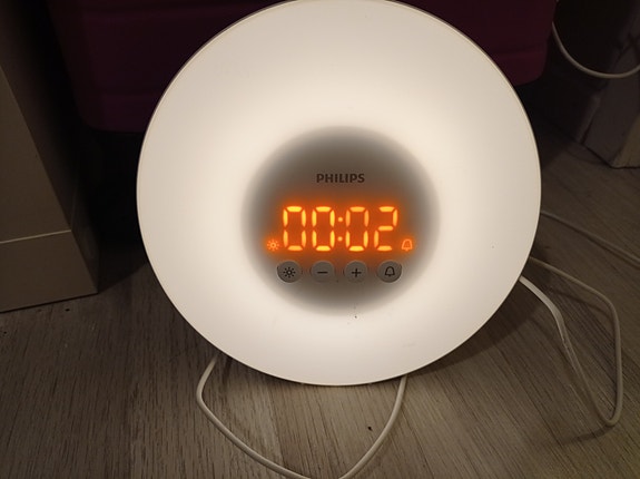 Philips kelloradio valo-herätyksellä