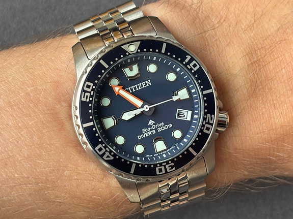 Citizen Promaster 37mm + Islander jubilee ranneke