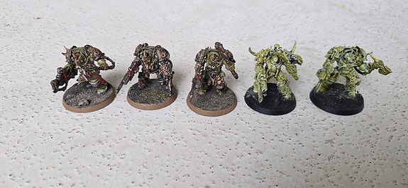 Warhammer 40k Chaos Space Marine Terminators (5 kpl)