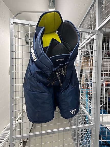 Warrior jääkiekkohousut L 34–36 tummansiniset
