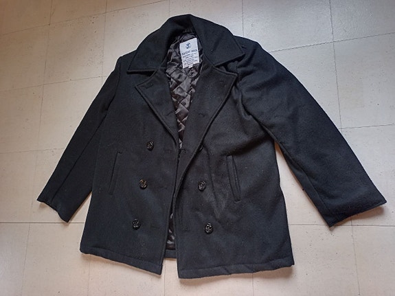 Kansitakki Rothco US Navy Type, musta kokoa 44 Large
